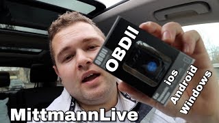 MittmannLive OBD 2 Bluetooth 40 mini Diagnosegerät ios Android Windows [upl. by Avis]