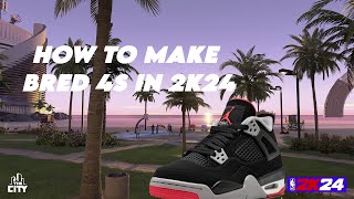 How To Make Bred 4s In 2K24 Next Gen [upl. by Colyer32]