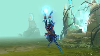 Dota 2  Lich  Kinetic Deadwinters Soul  Chain Frost custom animations [upl. by Ardnaet294]