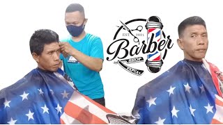 Model Rambut Pria Jabrik Papua Barber Shop [upl. by Engis]