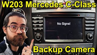 Installing a Backup Camera on my Mercedes CClass – Wiring up my Supercharged W203 for an UPGRADE [upl. by Helga]