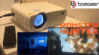 BOMAKER ABOX LCD GC357 Movie Projector Review  Watch Your Favorite Movies At Home [upl. by Fontes290]