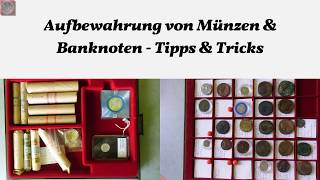 Aufbewahrung von Münzen und Banknoten  Tipps amp Tricks [upl. by Mathe]