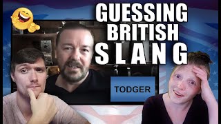 Americans Learn British Slang From Ricky Gervais [upl. by Thamos]