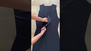 ✂ VESTIDO con Escote sin Moldes 👗🧵 IDEA to Make an easy BLOUSE  Hacer Ropa [upl. by Hobart]