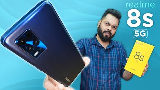 realme 8s 5G Unboxing And First Impressions ⚡️ MediaTek Dimensity 810 90Hz 64MP Camera amp More [upl. by Krigsman]