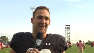 Utahs Chase Hansen looks back on pivotal Week 2 picksix I was excited to make the play [upl. by Bravar]