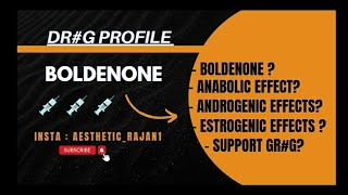 DRG PROFILE  BOLDENONE  FULL VIDEO aestheticrajan1 [upl. by Akenahs]