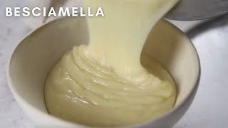 BESCIAMELLA VEGETALE  Ricetta facile senza latte senza burro  Cucina Botanica [upl. by Tnomed]