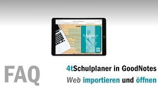 Schulplaner importieren und öffnen in der Web Version von GoodNotes [upl. by Ausoj]