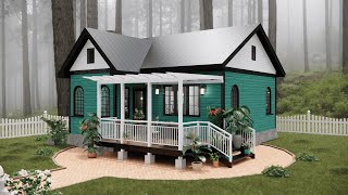 2 Bedrooms amp Beautiful Porch Cozy Small House Design I 7x8 Meters 56 Sqm 600 Sqft [upl. by Jt]