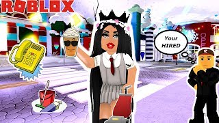 MY FIRST DAY OF WORK AT ROYALE HIGH Royale High roleplay [upl. by Reivax309]