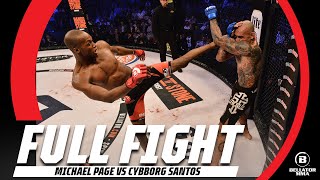 Another Unforgettable Knockout  Michael Page vs Cyborg Santos  Full Fight  Bellator 158 [upl. by Liman694]