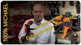 Mehr als 50 Schrott Problem ganz einfach gefixt  Die Werckmann Einhandzwinge vom Action Markt [upl. by Ezana]