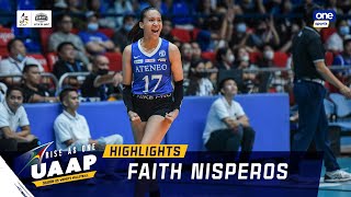 Faith Nisperos highlights  UAAP Season 85 Women’s Volleyball [upl. by Rufford]