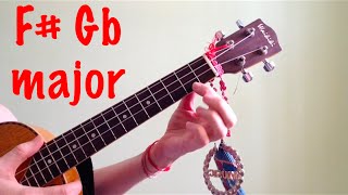 F Gb Major Ukulele Chords [upl. by Kcuhc]