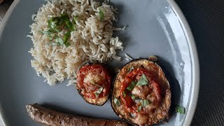 AUBERGINE GRATINEES AUX LEGUMES CHICHIDA الباذنجان مع الخضارشيشيد [upl. by Tesil138]