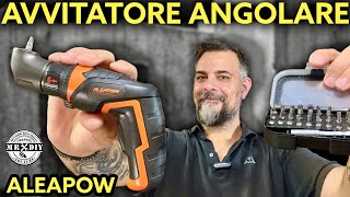 Aleapow mini avvitatore ricaricabile con mandrino angolare Cacciavite elettrico per mobili fai da te [upl. by Yllehs774]