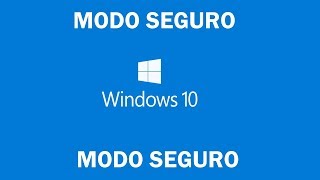 Programar Inicio en Modo Seguro en Windows 10 [upl. by Eednac889]