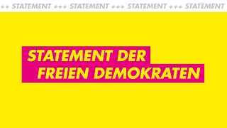 Pressekonferenz der Freien Demokraten am 292024 [upl. by Erdnoed]