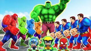 HULK EVOLUTION into epic battle with SUPERHEROES 4 Why SUPERHEROES dispute each other [upl. by Eulalie]