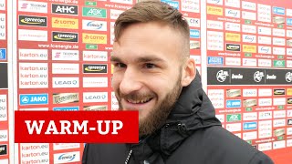 Warm Up vor dem Auswärtsspiel beim FC Hansa Rostock [upl. by Kacerek584]