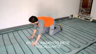 Riscaldamento in Fibra di Carbonio  Installazione rete [upl. by Eitsyrc]