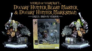 McFarlane ™ World Of Warcraft ™ Dwarf Hunter Beast Master amp Dwarf Hunter Marksman  Unboxing [upl. by Derwon]