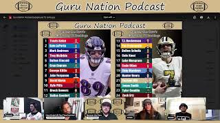 2024 Fantasy Football QB TE Rankings Live Debate PPR Guru Nation Podcast Real Fantasy Playmakers [upl. by Naol]