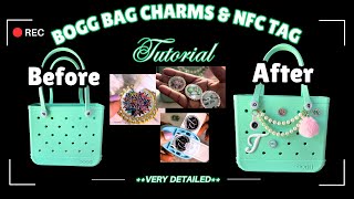 CRAFTOBER DIY Pendant Charms amp NFC Keychain On A Bogg Bag Using A Inkjet Printer [upl. by Walford]