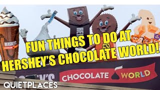 HERSHEY’S Chocolate World Fun Things to Do Tour Halloween Hershey Pennsylvania [upl. by Cherye204]