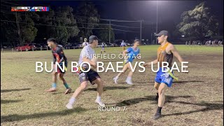 Fairfield Oztag Bun Bo Bae vs Ubae  Round 7 [upl. by Garold]