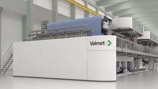 Valmet OptiConcept M  Completely new way to design build and operate a paper machine [upl. by Yhtir]