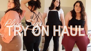 PLUS SIZE TRYON ACTIVEWEAR HAUL  Halara She Fit Pop Flex Swoverall [upl. by Netloc]