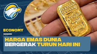 Habis Lompat Gegara Konflik Timur Tengah Harga Emas Dunia Mereda [upl. by Ushijima]