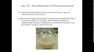 Exp 10  Yeast Reduction PreLab Lecture Video [upl. by Airahs]