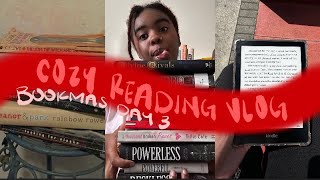 COZY WINTER READING VLOG  VLOGMAS DAY 3 [upl. by Akital]