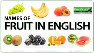 Fruit in English  Learn English Vocabulary about Fruit with Pictures [upl. by Akeimahs311]