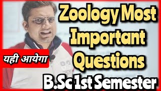 BSc 1st Semester Zoology Most Important Questions bedkdian mjpru bsc bsc1stsemester zoology [upl. by Nyad68]