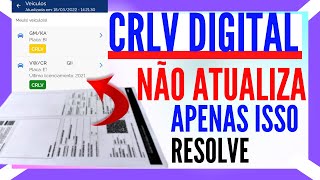 Porque não consigo BAIXAR O CRLV DIGITAL ATUALIZADO 3 etapas simples para obter o Documento [upl. by Donahoe]