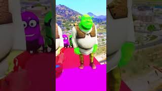 GTA VI  Epic Ragdolls SpiderMan  Fall from height  Funny Moments Shrek team  shors [upl. by Notsua]