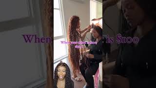 Hairdresser Reacts To Ghetto Braid Video haircare reaction braids naturalhair [upl. by Einimod]