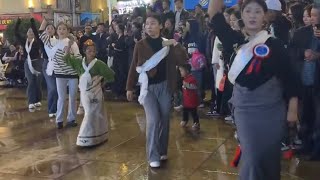 2024 Zhuorechamu danced Guozhuang dance with everyone at Yajiang Muya Square [upl. by Binny]