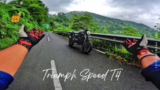 InDepth Ride Review of 2025 Triumph Speed T4  Is it Really Worth Buying Over Guerrilla 450 [upl. by Glenden]