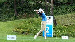 Slow HD JEONG HanNa 2013 Driver with Practice golf swing 1KLPGA Tour [upl. by Dnomhcir365]