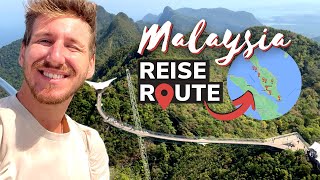 2023 Malaysia Reiseroute Backpacking für 3  4 Wochen  Malaysia Backpacking [upl. by Norraj]