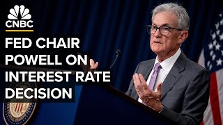 Federal Reserve Chair Powell speaks after Fed lowers interest rates by half point — 9182024 [upl. by Moir]