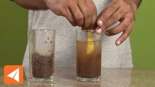 Sedimentation produces partially clear water  Solutions  Chemistry [upl. by Nuarb775]