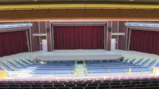 Motorized school stage curtains motorized theater curtains [upl. by Rese]