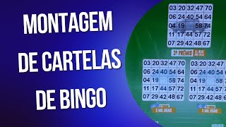 COMO MONTAR CARTELAS DE BINGO USANDO CORELDRAW [upl. by Ahmed549]